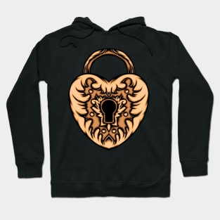 Beautiful heart lock Hoodie